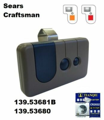 Craftsman Replacement Garage Door Opener Visor Remote Part For Red Learn Button