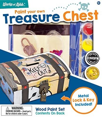 MasterPieces Works of Ahhh Treasure Chest Wood Paint Kit