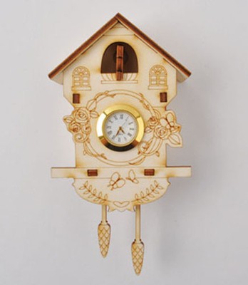 Dioramas ORGEL CLOCK CUCKOO HOUSE Model Kit Music Box Wooden