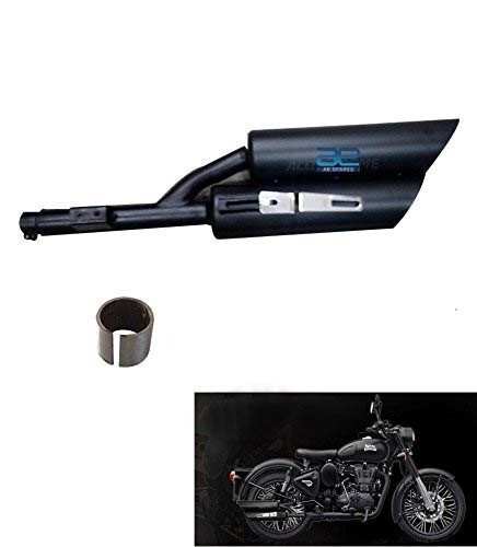 Harley Sound Exhaust Silencer+Glass Wool & Bush For Royal Enfield 350 500 