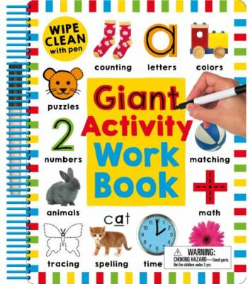 Wipe Clean: Giant Activity Workbook [Wipe Clean Activity Books] by Priddy, Roger