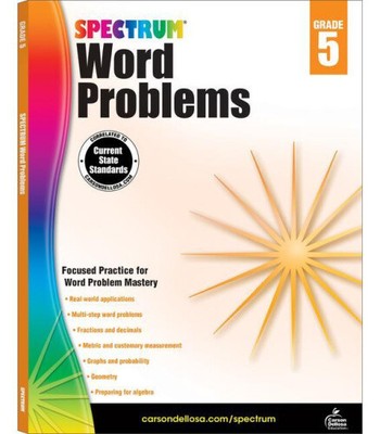 Spectrum Word Problems, Grade 5 (Spectrum) by Spectrum [Paperback]