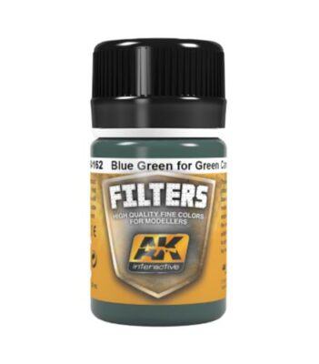 AK Interactive AKI-4162 Light Filter for Green Vehicles Enamel Paint 35ml