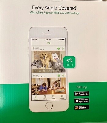 Arlo Pro 2 Wifi 1080P HD Wire Free 5 Camera Security System