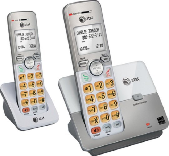 ATT 2 Landline Cordless Telephone Call ID Wireless System Home Office