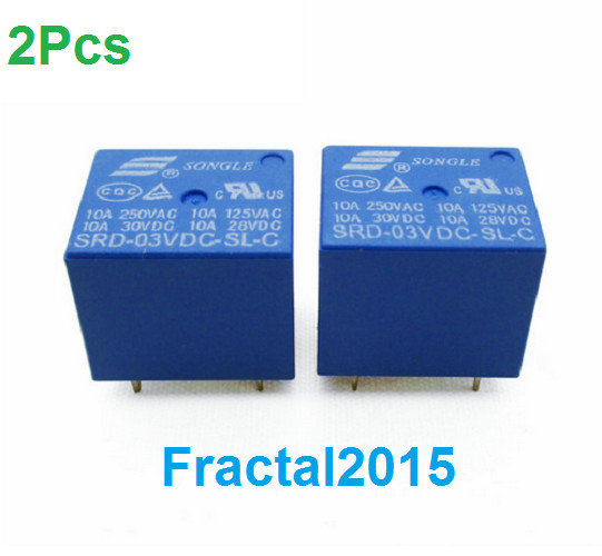 2pcs Srd-03vdc-Sl-C Srd-3vdc-Sl-C Srd-3v-Sl-C Dip5