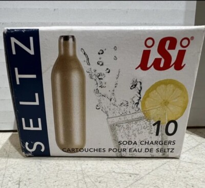 iSi North America CO2 Soda Siphon Chargers, 10 Pack