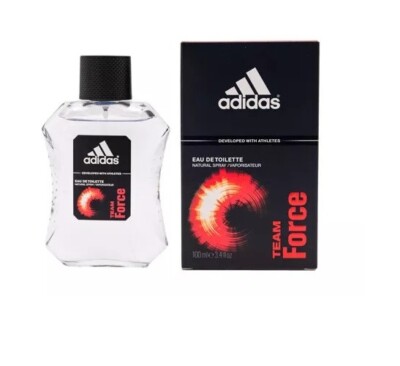 Adidas Team Force 3.4 oz Eau De Toilette Cologne Spray for Men New In Box.