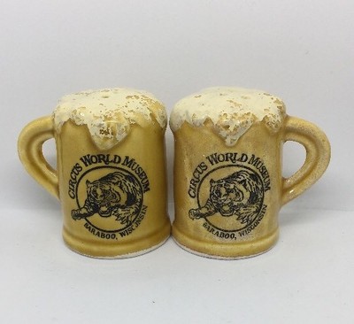 VIntage Salt Pepper Shakers Circus World Museum Baraboo Wisconsin