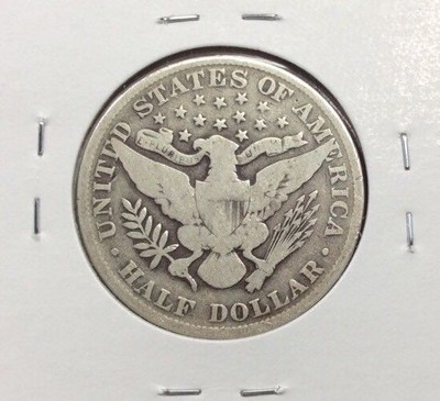 1901 Barber Silver Half Dollar in VG+/F Condition