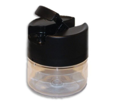 Tupperware CounterScaping Oil Container Mini Round 200 ml w/ Pour Spout Black  