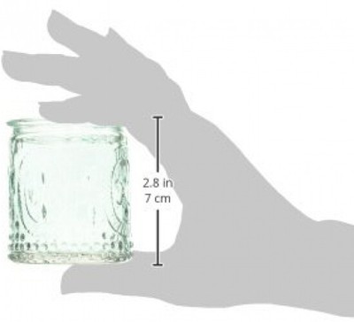 Kate Aspen Vintage Blue Glass Tealight Holder (Set of 4)