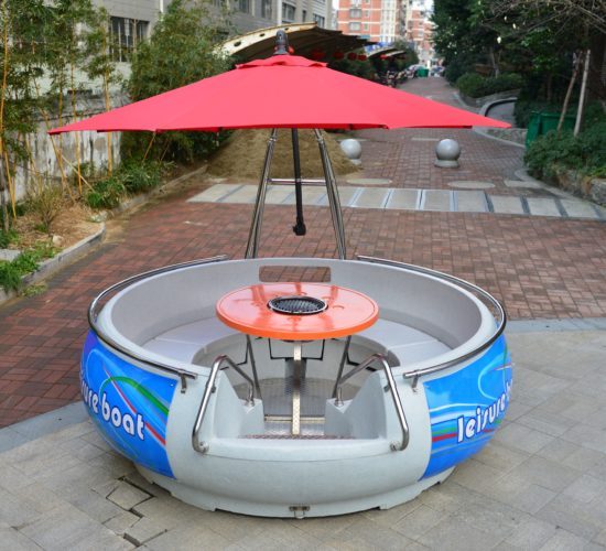 LOT of 2 new Hot Rental Boats circle BBQ Prestige party Boat with barbecue grill