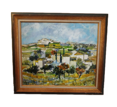 Tableau-Huile sur toile signée Christian Dyr