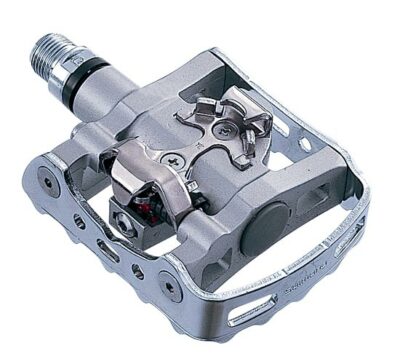 PEDALI SHIMANO M324 SPD ARGENTO CON TACCHETTE SM-SH56
