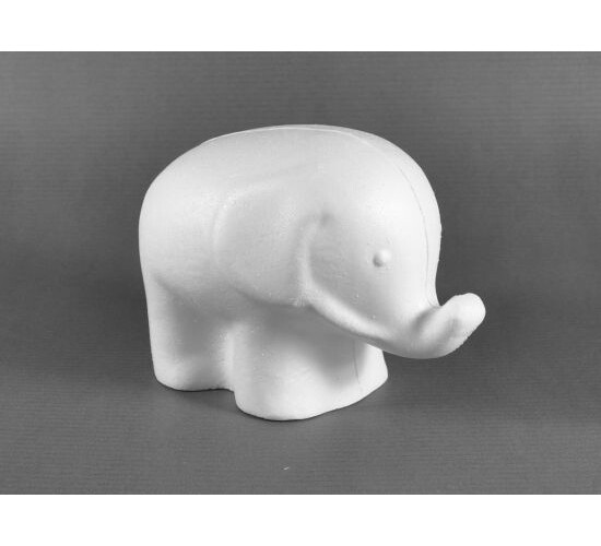 Styropor Elefant ca. 14cm