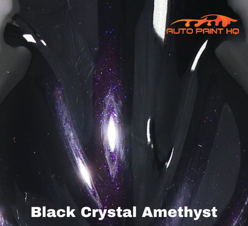 Black Crystal Amethyst Gallon Single Stage Acrylic Enamel Car Auto Paint Kit