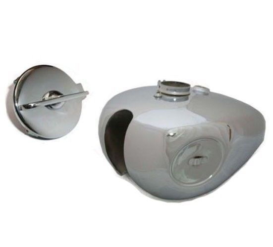 BSA Goldstar Catalina Trials 2 Gallon Chrome Petrol Fuel Tank With Cap 