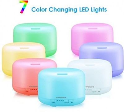 URPOWER 500ml Aromatherapy Essential Oil Diffuser Humidifier Room Decor with 4