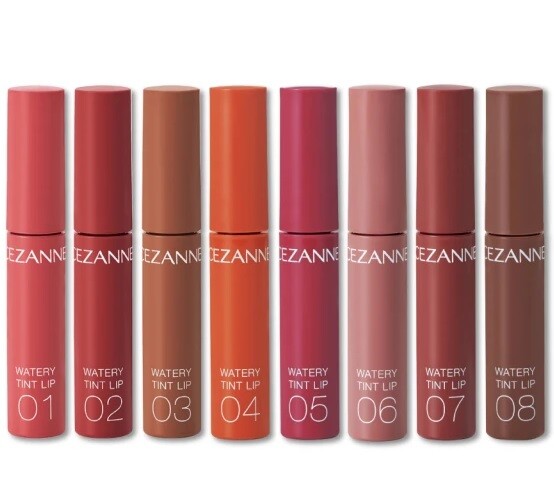 CEZANNE] Watery Tint Lip Glossy Lip Tint Rouge Liquid