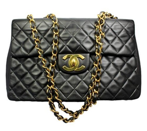 CHANEL シャネル DESIGHNERS HISTORY 1985-1995 Chanel 1995 Vintage Barbie Pink Maxi Rhinestone Flap Bag