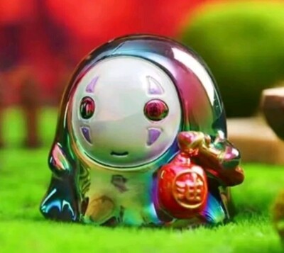 Hayao Miyazaki Small Lamp Lighted Figure Series NO-FACE w/ LANTERN   Resin NEW