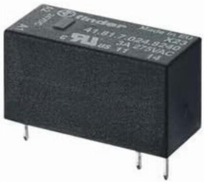 Finder Series 41  Minirele 3 A 240 V AC 12 V DC for Circuit Board 418170128240