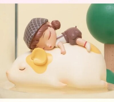KEMELIFE Sweet Dream Kingdom Series HAMSTER    PVC Figure Sleeping Animals NEW