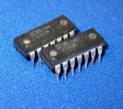 LM3900N NSC LM3900 14-PIN DIP QUAD Op Amp VINTAGE OLD STYLE NS LOGO RARE QTY-1