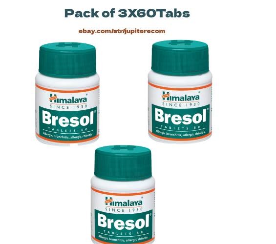 3 Pack X Himalaya Herbal 60 tabs each BRESOL