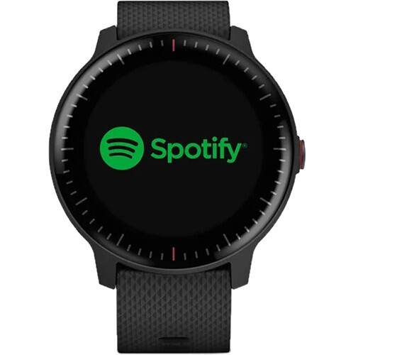 smartwatch and spotify