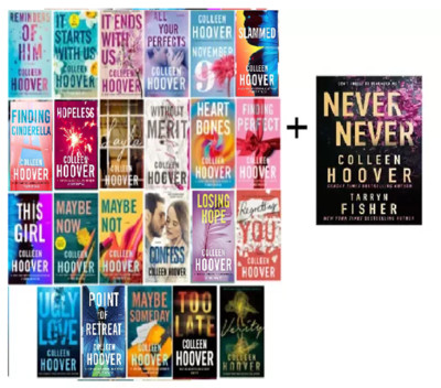 The Complete Collection of Colleen Hoover Top 24 Books Set, Paperback.......