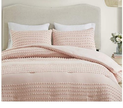 Cotton Jacquard Pom Tufts Design Hypoallerg...