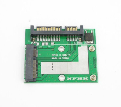 New PCIE mSATA SSD to 2.5'' SATA Adapter Converter Card Module Board