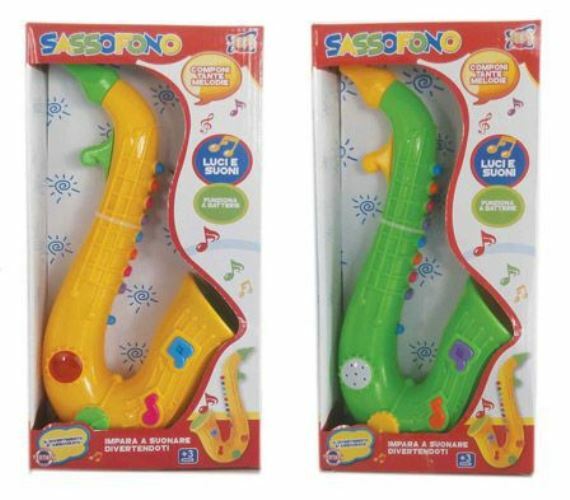 Sassofono Con Luci e Suoni Gioco Giocattolo Bambini sar