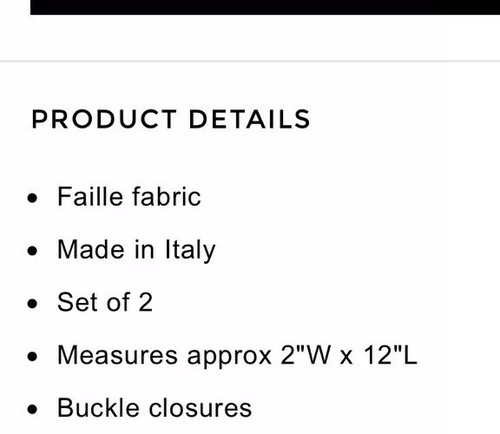 Pre-owned Attico Stunning •••$289  Grosgrain Leather Ankle Cuffs Avail. In 2 Colors••• In Red