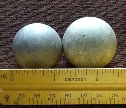 Indian Artifact Warming Stone Vintage Fire Ball Primitive Game Mathews Virginia