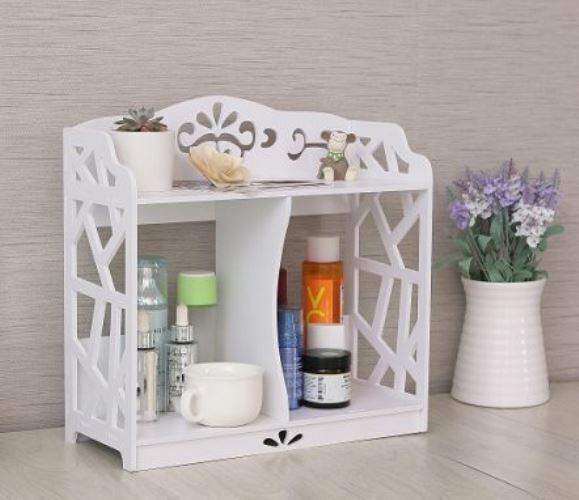 Mobile Mobiletto Portatutto Decorazione In Legno Bianco 15343 bal