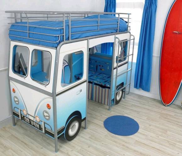 BOYS KIDS CAMPERVAN BED CABIN BED VW STYLE in Greenock, Inverclyde
