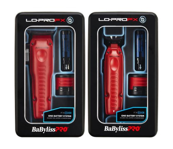 BaBylissPRO FXONE LO-PROFX Matte Red Clipper & Trimmer  | FX829MR & FX729MR