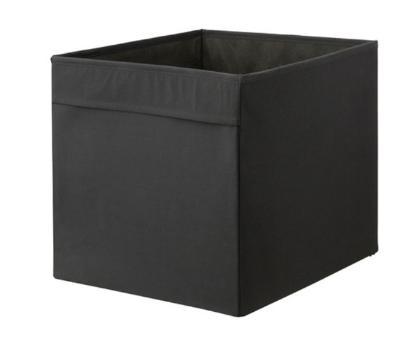 Ikea black storage boxes to fit kallax storage unit in Bournemouth