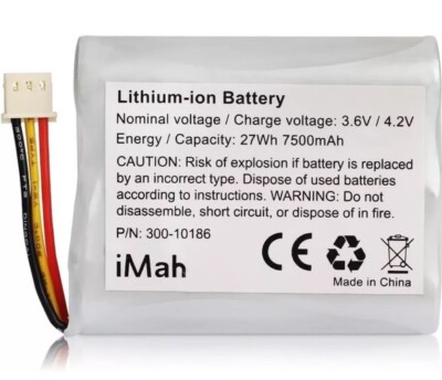 Replacement Battery 300-10186 for ADT Command Smart Security Panel | 3.6V