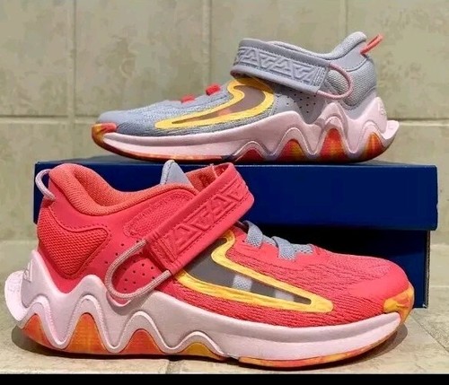 Size 1 (GS) - Nike Giannis Immortality 2 Low Pink Purple New