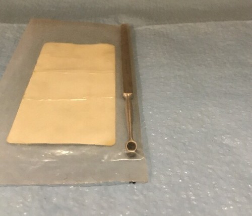 Sklar 98-413 Fox Dermal Curette #1 Floor Grade Pakistan Steel New - 1 each