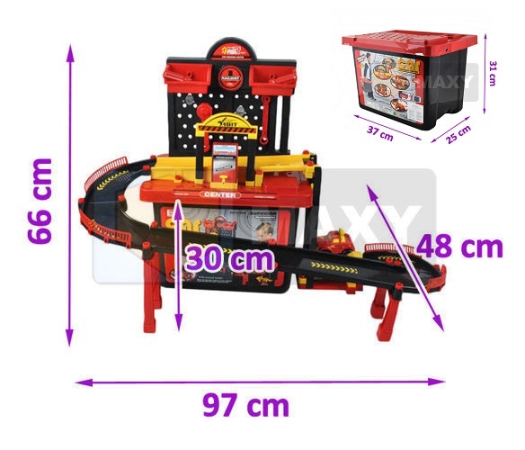 STAZIONE DI CONTROLLO AUTO CON ELEVATORE ELETTRICO CAR CHECKING CENTER BAMBINI