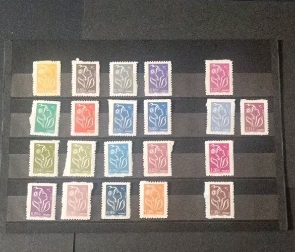 Timbre France AutoadhÃ©Sif TrÃ¨S Rare Yt 84a A 84v  ** Ref 425