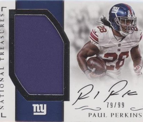 2016 Panini National Treasures Paul Perkins #RMS-PP