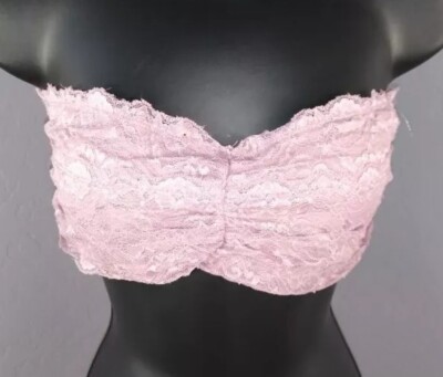 Active USA Medium strapless bra pink color