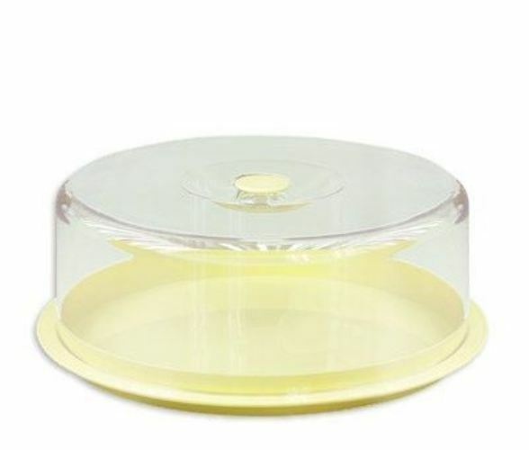 Vassoio Piatto Porta Torta Copritorta Con Copertura 35x14cm idea