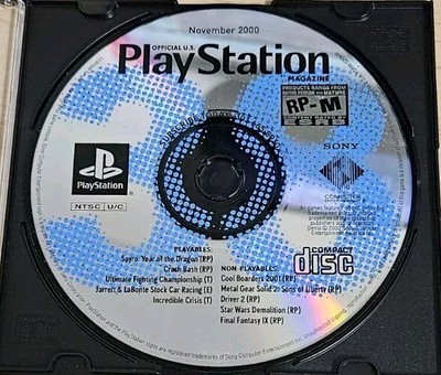 Playstation Magazine Demo Disc   November 2000   Playstation PSOne